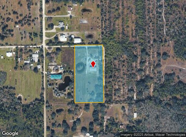 21320 Meyrick Ln, Alva, FL Parcel Map