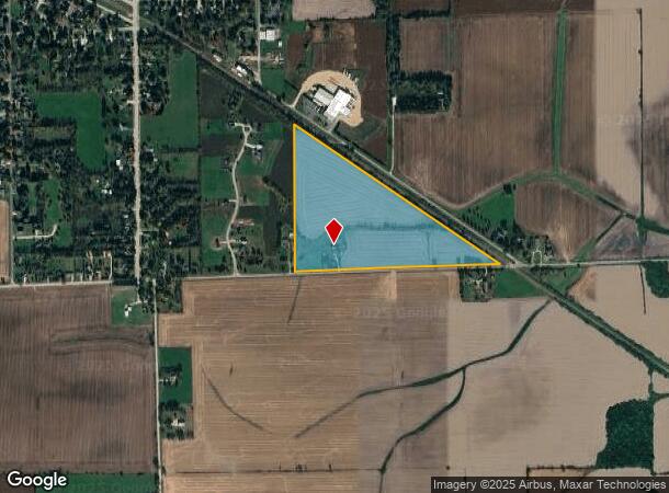 W8550 State Line Rd, Sharon, WI Parcel Map
