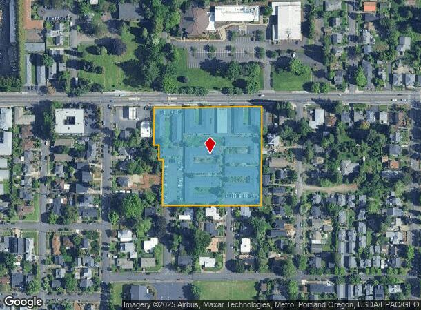  6720 Se Division St, Portland, OR Parcel Map