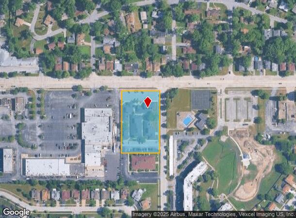 17500 E Carriageway Dr, Hazel Crest, IL Parcel Map