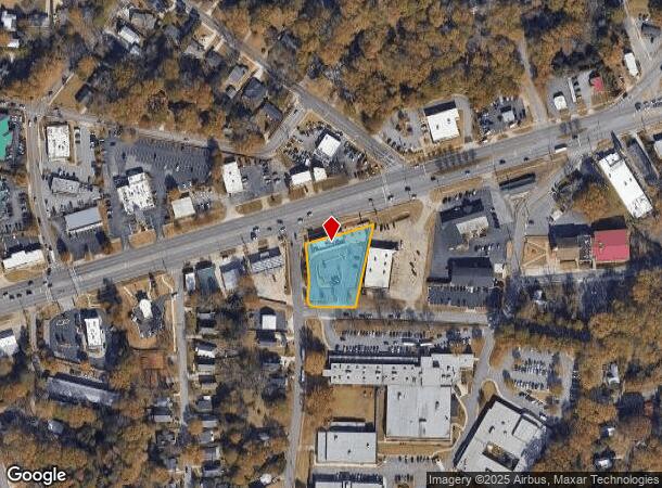  1917 W Broad St, Athens, GA Parcel Map