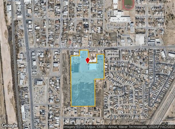  480 Talbot Ave, Canutillo, TX Parcel Map