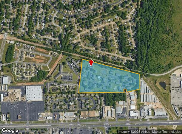 6121 Boardwalk Blvd, Montgomery, AL Parcel Map