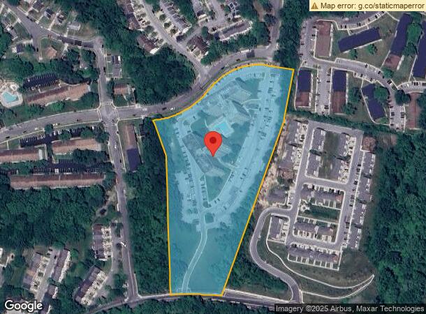  2600 Brinkley Rd, Fort Washington, MD Parcel Map