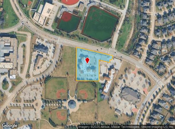  2550 Bobcat Blvd, Roanoke, TX Parcel Map