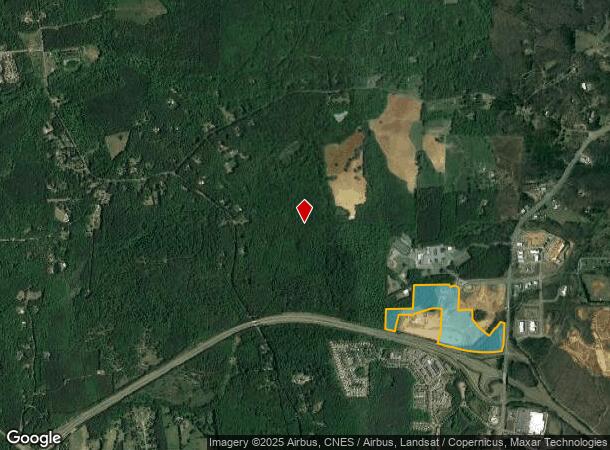  98 Wood Rd, Pittsboro, NC Parcel Map