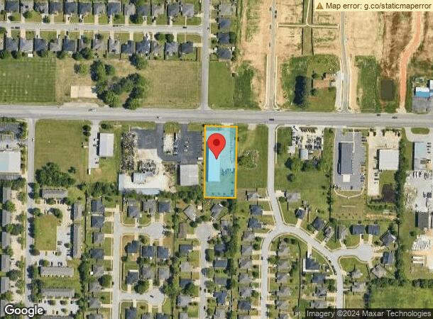  2871 E Robinson Ave, Springdale, AR Parcel Map