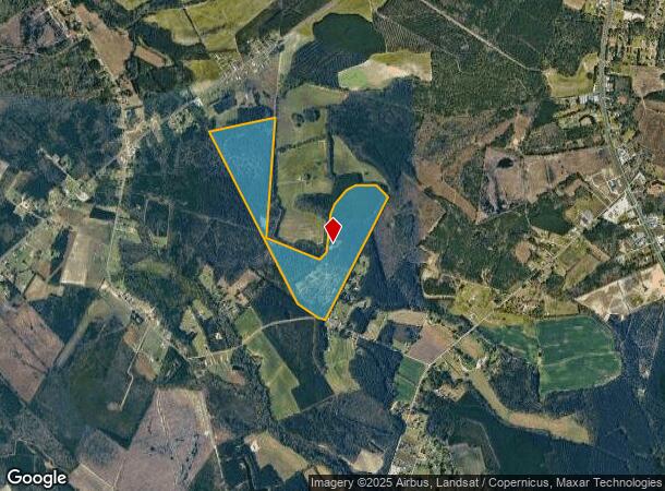 1315 Hill Harrell Rd, Effingham, SC Parcel Map