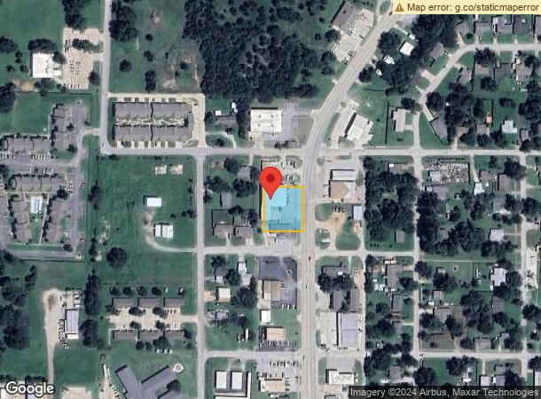  620 N Broadway St, Tecumseh, OK Parcel Map