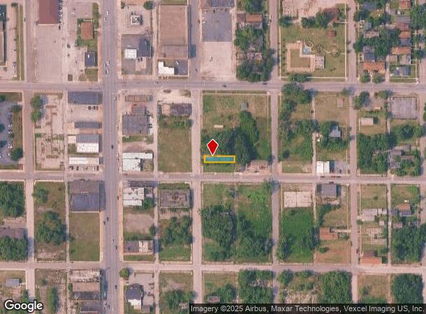 1541 Massachusetts St, Gary, IN Parcel Map