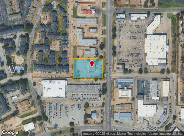  2102 N Collins St, Arlington, TX Parcel Map
