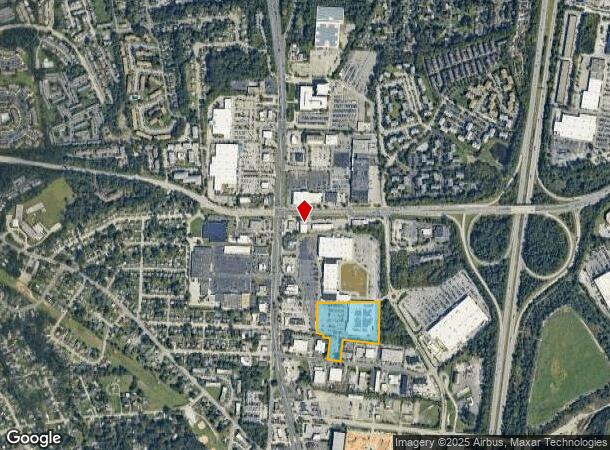 6711 Ritchie Hwy, Glen Burnie, MD Parcel Map