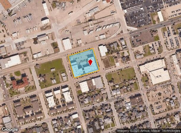  1502 Strand St, Galveston, TX Parcel Map