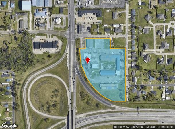 2600 Moeling St, Lake Charles, LA Parcel Map