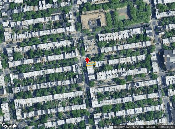  505 Throop Ave, Brooklyn, NY Parcel Map