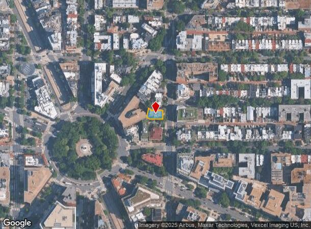 1520 18Th St Nw, Washington, DC Parcel Map