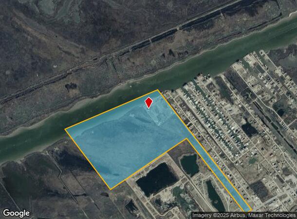 1689 Highway 87, Crystal Beach, TX Parcel Map