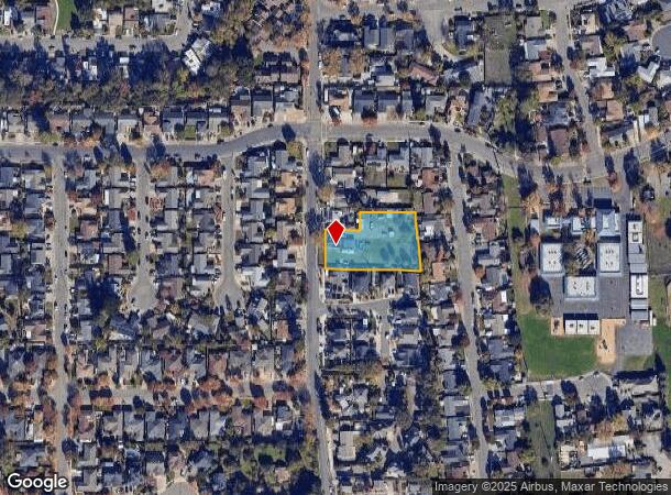  1550 Ridley Ave, Santa Rosa, CA Parcel Map