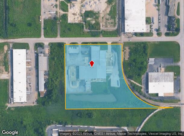 2545 Bond St, Monee, IL Parcel Map