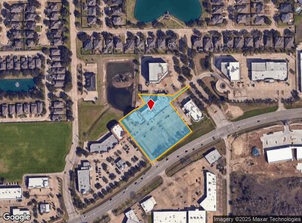  9415 Broadway St, Pearland, TX Parcel Map