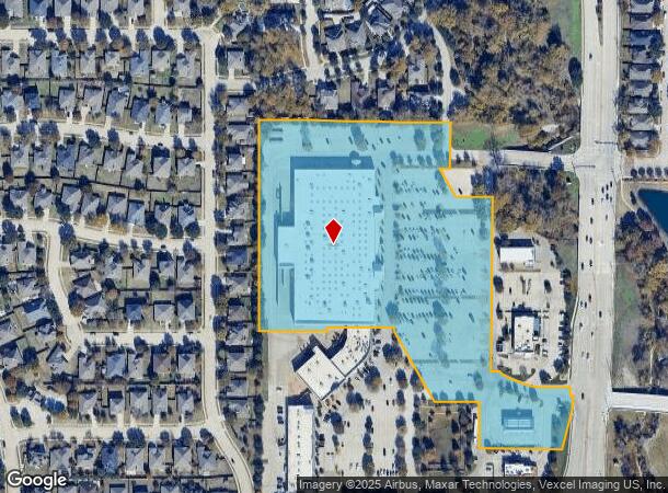 12221 Custer Rd, Frisco, TX Parcel Map