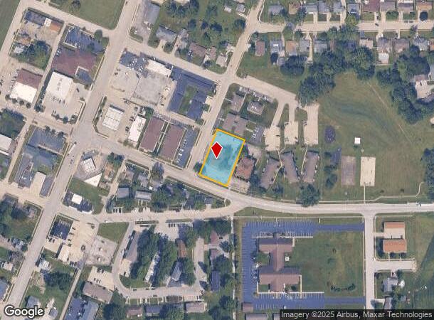 350 N Birch St, Manteno, IL Parcel Map