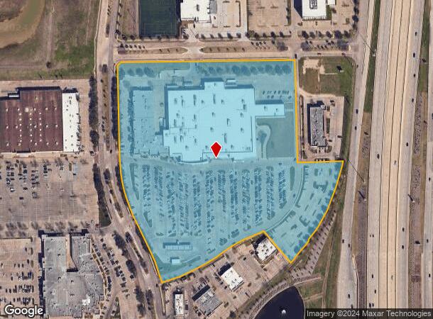  2805 Business Center Dr, Pearland, TX Parcel Map