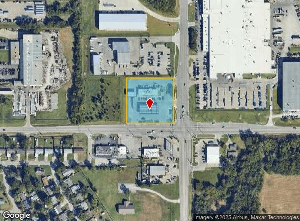  9621 E Pine St, Tulsa, OK Parcel Map