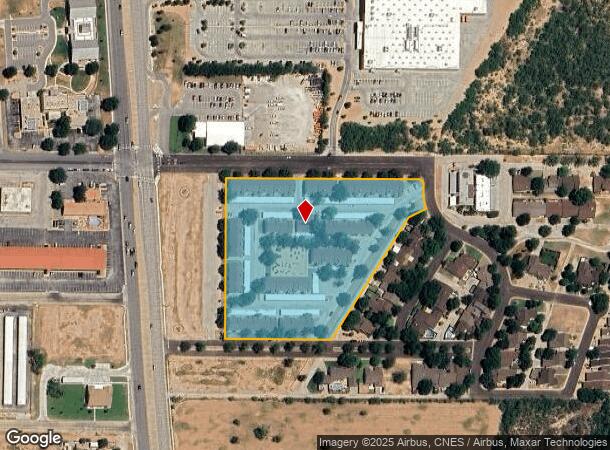 4717 S Jackson St, San Angelo, TX Parcel Map