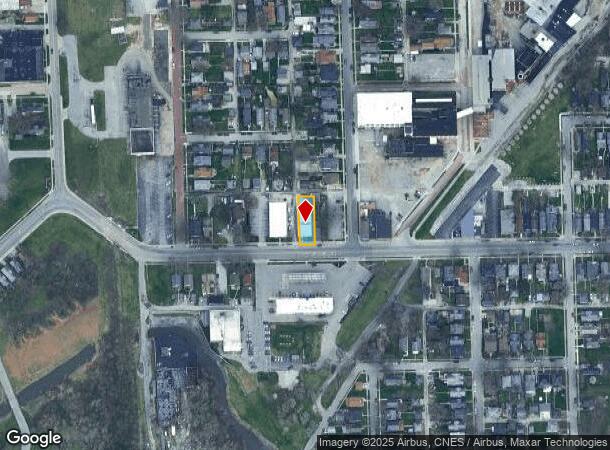  1826 W Main St, Fort Wayne, IN Parcel Map