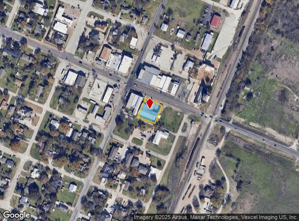  129 W Mccart St, Krum, TX Parcel Map