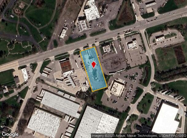  1180 N Dixie Hwy, Monroe, MI Parcel Map