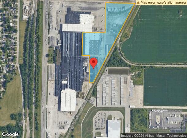  1625 Saint George Rd, Evansville, IN Parcel Map