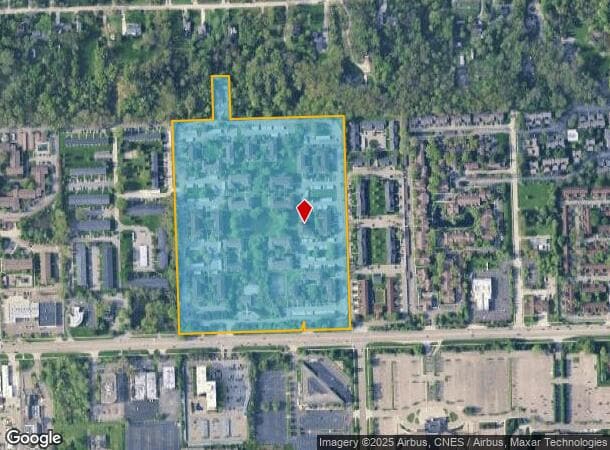 25500 W 12 Mile Rd, Southfield, MI Parcel Map