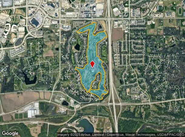1401 Glen Oaks Dr, West Des Moines, IA Parcel Map