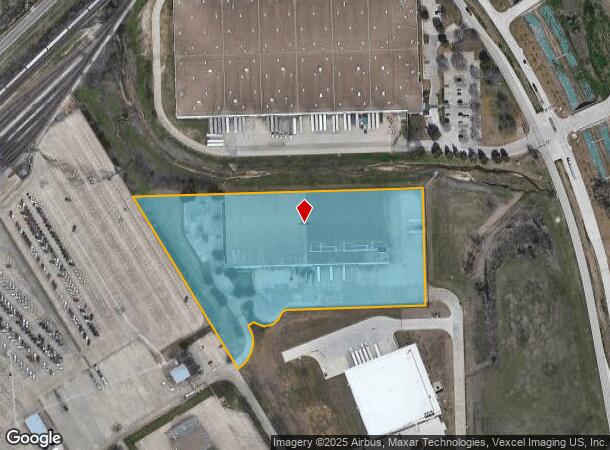 901 Railhead Dr, Fort Worth, TX Parcel Map