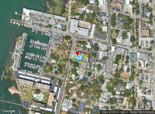  715 Edgewater Dr, Dunedin, FL Parcel Map