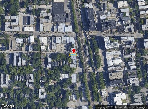 834 Custer Ave, Evanston, IL Parcel Map