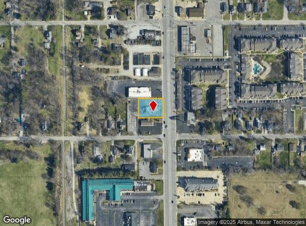  135 S Dixie Way, South Bend, IN Parcel Map