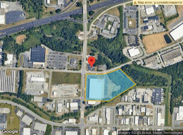  2933 S Elm Eugene St, Greensboro, NC Parcel Map