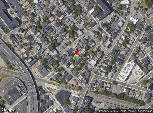  22 Blossom St, Chelsea, MA Parcel Map