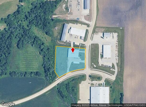  1485 Blue Sky Blvd, Huxley, IA Parcel Map