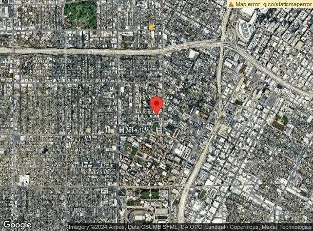  1375 W Washington Blvd, Los Angeles, CA Parcel Map