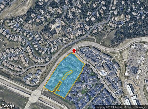  2246 Castlegate Dr N, Castle Rock, CO Parcel Map