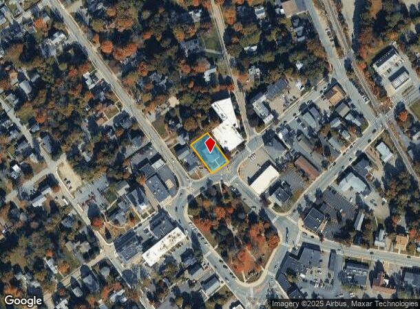  6 Bird St, Foxboro, MA Parcel Map