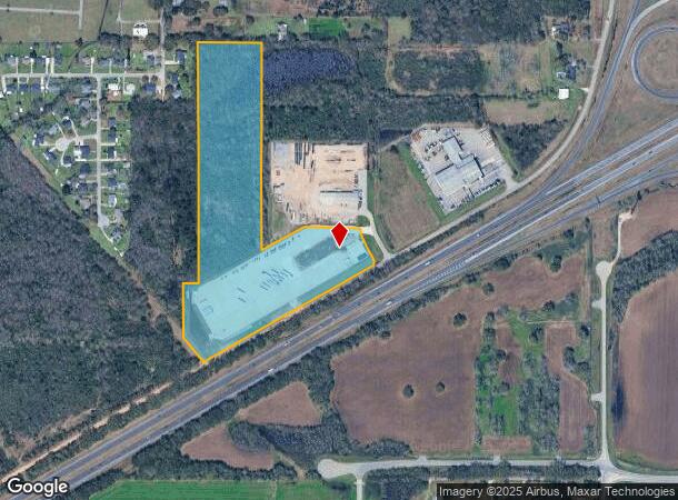 8710 I 10 Service Rd, Irvington, AL Parcel Map