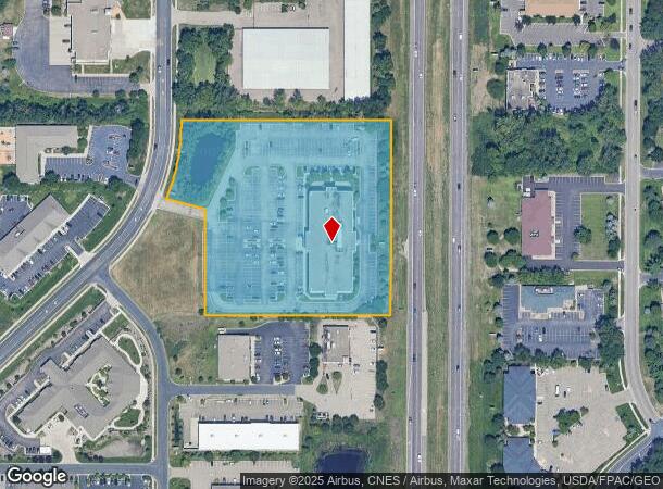  11855 Ulysses St Ne, Minneapolis, MN Parcel Map