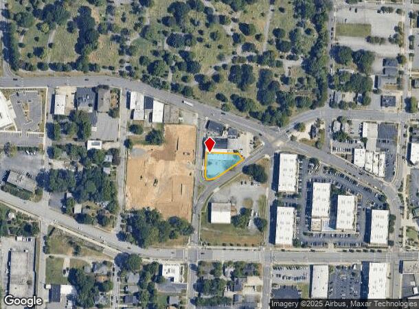  518 N Spring St, Greensboro, NC Parcel Map