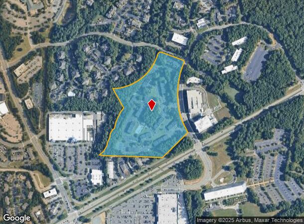  100 Pinegate Cir, Chapel Hill, NC Parcel Map