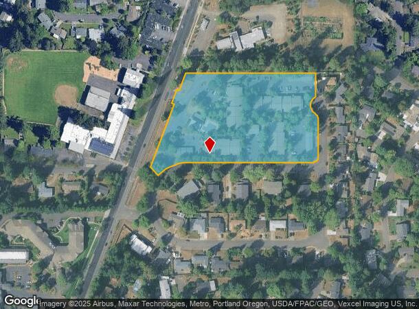  7580 Sw Scholls Ferry Rd, Beaverton, OR Parcel Map